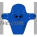 Bicycle Mud Guard - Duck Flap is like a Fender for Mountain Bikes  Road Bikes  Trail Bikes  BMX. Works on Front or Rear of bike. No tools to install. Black over blue. - B01M2TVG12